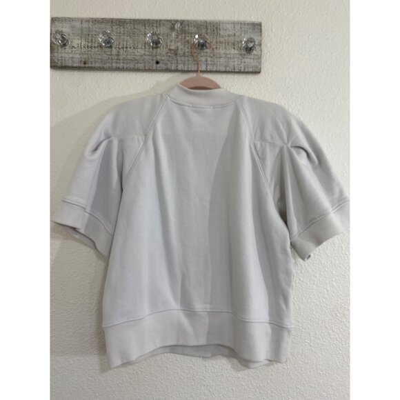 Agolde X Anthro The Round Box Sweatshirt Lavender Gray Women’s Small Athleisure - Picture 5 of 16